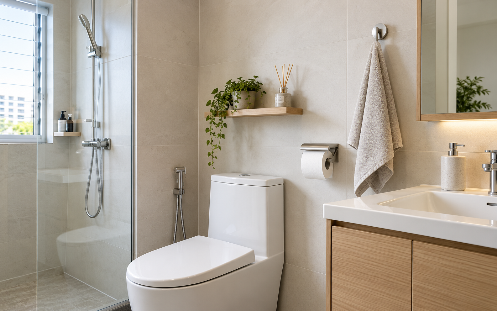 How to Choose Bathroom Accessories for a Small HDB Toilet