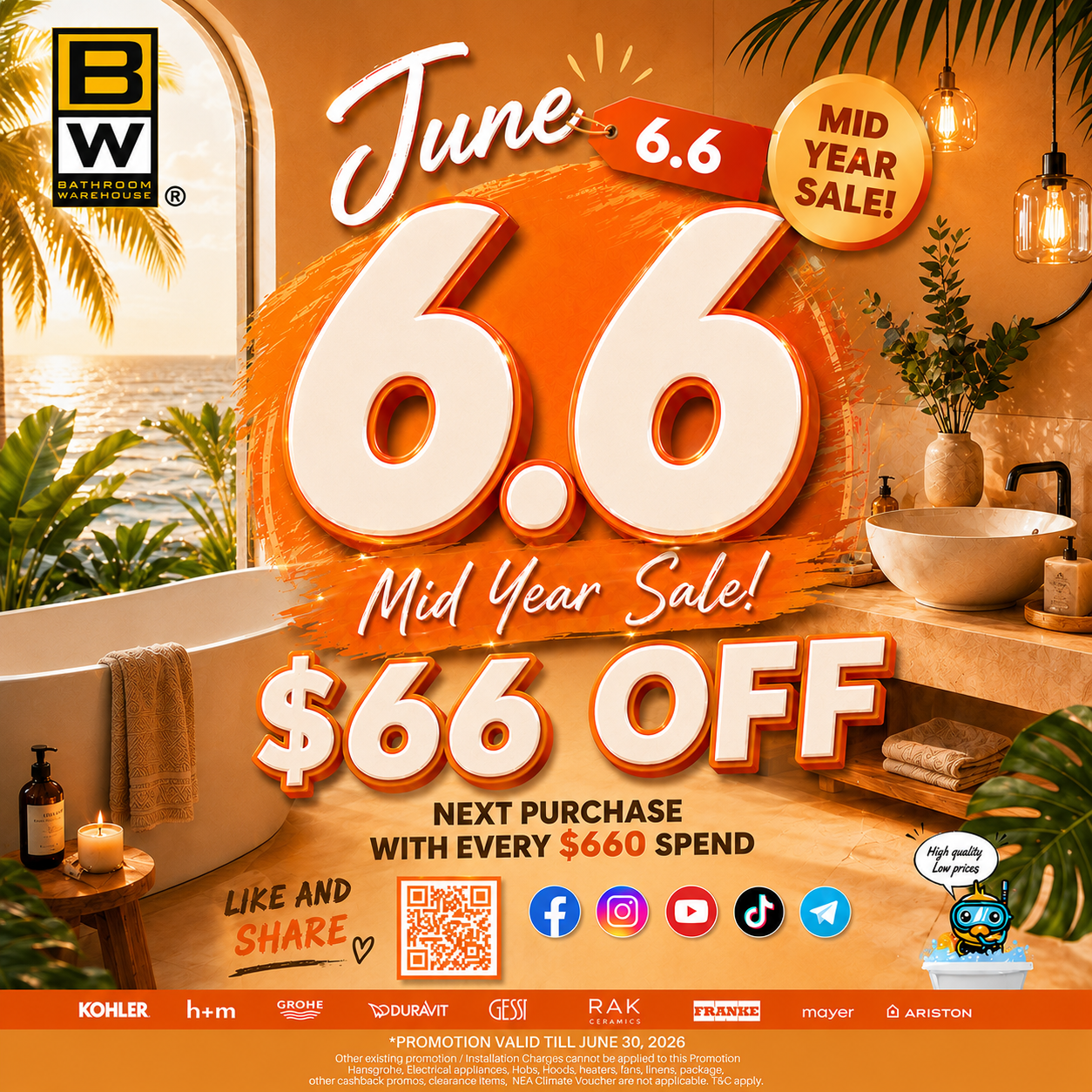 6.6 Mid-Year Sale promotion artwork