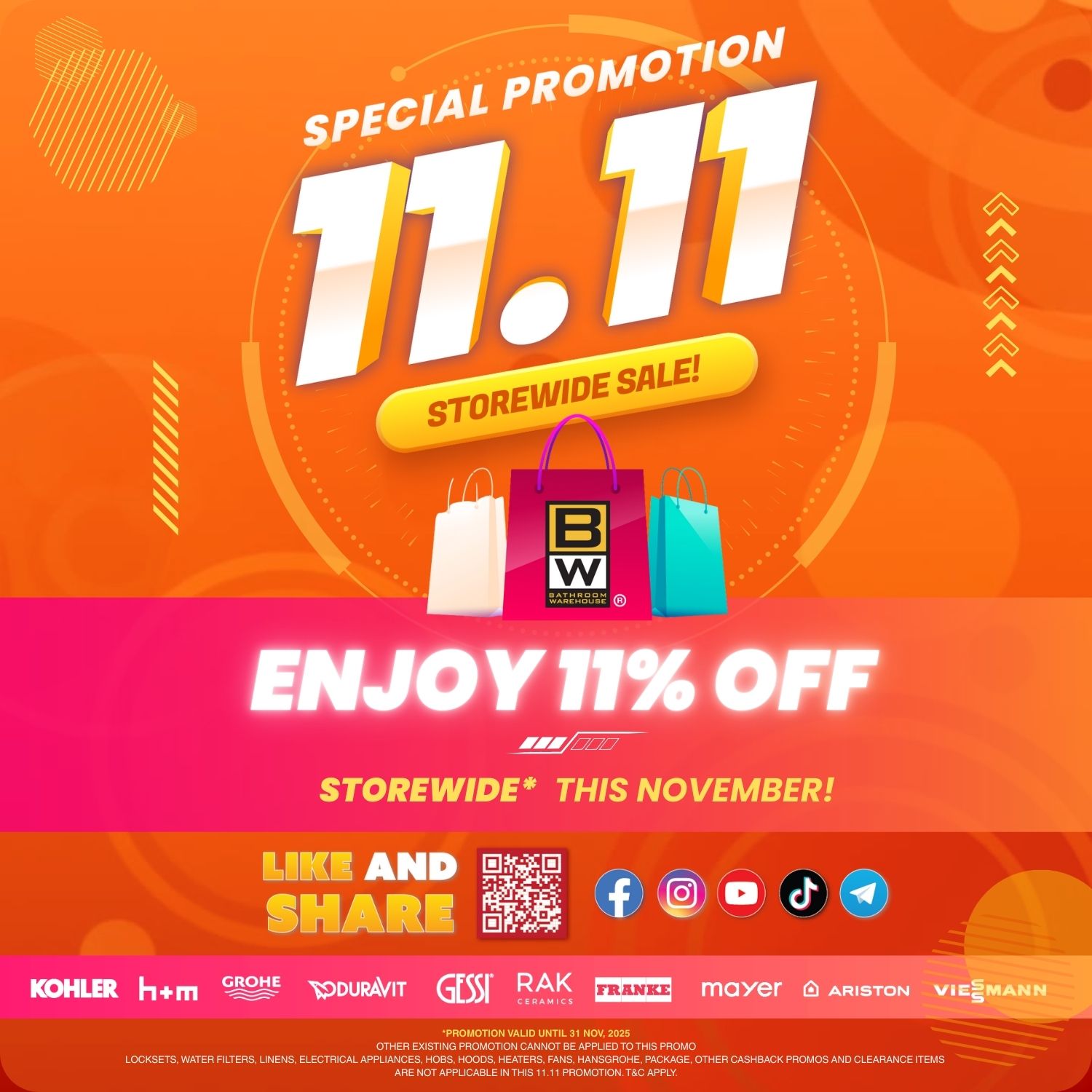 The 11.11 Sale campaign artwork